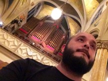 A stealthy photo of the organ. I don't want to be disruptive or disrespectful and I'll be sure to ask permission next time.