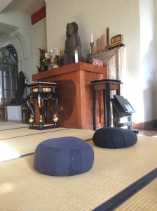 The Buddha Room, where the dharma talk was given.