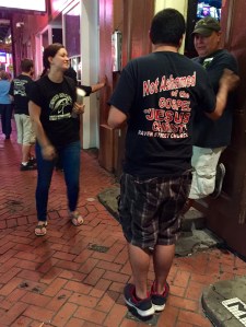 Preaching and praying along Bourbon Street