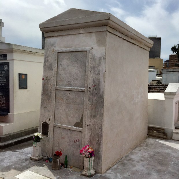 This is the tomb of Marie Laveau's daughter and it is believed to also be the final resting place of Marie Laveau herself.